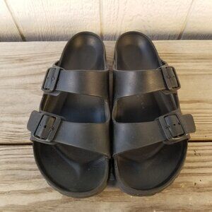 Birkenstock Arizona EVA Sandals Womens 10 Mens 8 Black